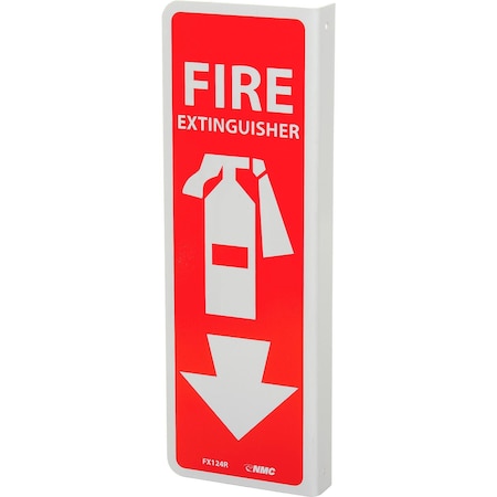 NMC Fire Flange Sign - Fire Extinguisher
